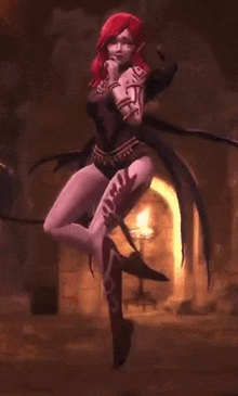 a woman in a video game is being attacked by a giant spider .