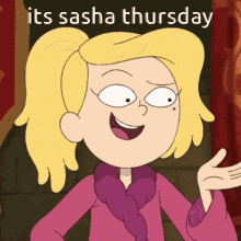 Sasha Sasha Waybright GIF - Sasha Sasha Waybright Its Sasha Thursday GIFs