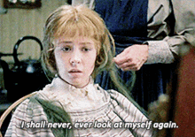 tand lo anne of green gables i shall never look at myself again cut hair
