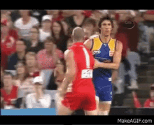 Barry Hall Punch GIF - Barry Hall Punch Australian Football Player GIFs