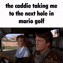 Back To The Future Mario Golf GIF - Back To The Future Mario Golf Mario GIFs