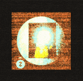 a drawing of a circle with a square in it and a circle with the letter z in the middle