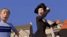 a cartoon scene with the words kill it kill it