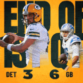 Green Bay Packers (6) Vs. Detroit Lions (3) First-second Quarter Break GIF - Nfl National Football League Football League GIFs