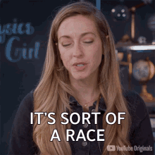 Its Sort Of A Race Dianna Cowern GIF - Its Sort Of A Race Dianna Cowern Physics Girl GIFs