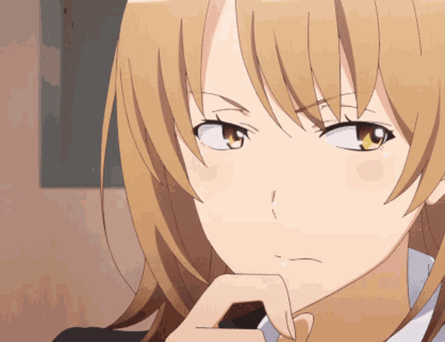 Anime Thinking, HD Png Download - kindpng