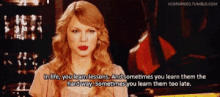 Taylor Swift Learning Lessons GIF - Taylor Swift Learning Lessons Hardest GIFs