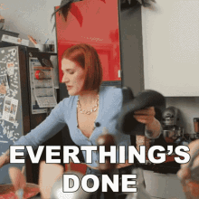 Everythings Done Candice Hutchings GIF - Everythings Done Candice Hutchings Edgy Veg GIFs