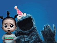 a little girl wearing a shirt that says sloth