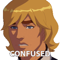 Confused Prince Adam Sticker - Confused Prince Adam Masters Of The Universe Revolution Stickers