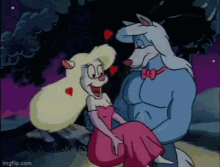 animaniacs minerva mink werewolf kiss