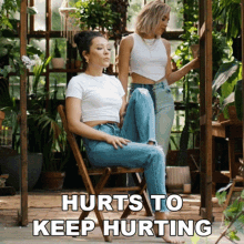 Hurts To Keep Hurting Maddie And Tae GIF