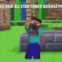 All Star Tower Defense Steve GIF - All Star Tower Defense Steve Dança GIFs