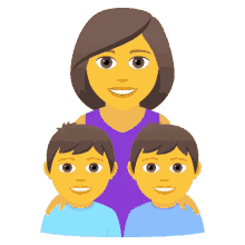 family people joypixels mother single parent