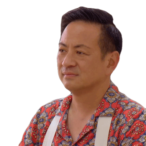 What Did You Say Vincent Chan Sticker - What Did You Say Vincent Chan The Great Canadian Baking Show Stickers