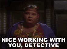 Nice Working With You Detective Paul Schrier GIF - Nice Working With You Detective Paul Schrier Farkas Bulkmeier GIFs