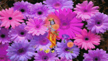Jai Sh Krishna Flowers GIF - Jai Sh Krishna Flowers Beautiful GIFs