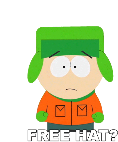 Free Hat Kyle Broflovski Sticker - Free Hat Kyle Broflovski South Park -  Discover & Share GIFs
