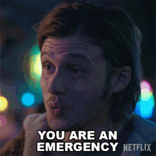 You Are An Emergency Sean GIF - You Are An Emergency Sean Nick Robinson GIFs