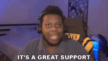 Its A Great Support John Finch GIF - Its A Great Support John Finch Finchcaster GIFs