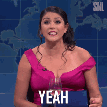 Yeah Cecily Strong GIF - Yeah Cecily Strong Saturday Night Live GIFs