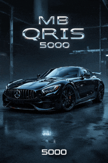a poster for the mb oris 5000 is shown