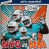 Miami Dolphins Vs. New York Giants Pre Game GIF - Nfl National Football League Football League GIFs