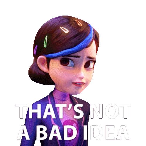 Thats Not A Bad Idea Claire Nuñez Sticker - Thats Not A Bad Idea Claire Nuñez Trollhunters Tales Of Arcadia Stickers
