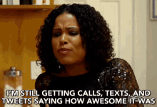 I'M Still Getting Calls, Texts And Tweets Saying How Awesome It Was GIF - Diandra Lyle Beauty And The Baller Awesome GIFs