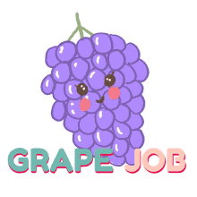 grapes fruit cute great job compliment