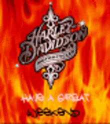Harley Davidson Motorcycle Have A Great Weekend GIF - Harley Davidson Motorcycle Have A Great Weekend Flames GIFs