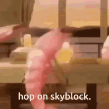 Hop On Skyblock GIF - Hop On Skyblock GIFs