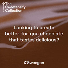 Sweegen Sweetensify GIF - Sweegen Sweetensify Chocolate GIFs