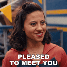 Pleased To Meet You Olivia GIF - Pleased To Meet You Olivia Grease Rise Of The Pink Ladies GIFs