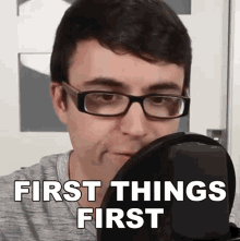 First Things First Steve Terreberry GIF - First Things First Steve Terreberry First Of All GIFs