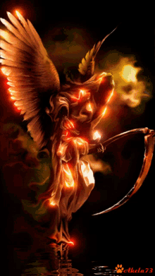 Firey Fallen Angel GIF - Firey Fallen Angel Angel GIFs