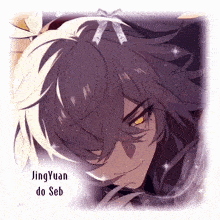 a picture of a person with the name jing yuan do seb on the bottom