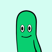 a happy easter greeting card with a green monster holding a yellow egg