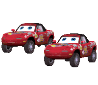 Mia And Tia Cars Video Game Sticker - Mia And Tia Cars Video Game Cars Movie Stickers