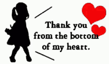 Girl Thank You GIF - Girl Thank You From The Bottom Of My Heart GIFs