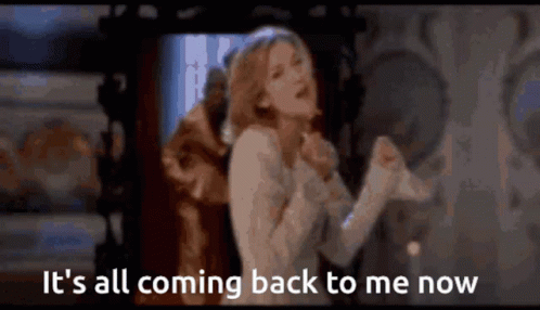 Celine Dion Its All Coming Back To Me Now GIF - Celine Dion Its All Coming Back To Me Now GIFs