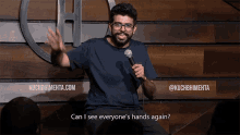 Can I See Everyones Hands Again Aakash Mehta GIF - Can I See Everyones Hands Again Aakash Mehta Hands Up GIFs
