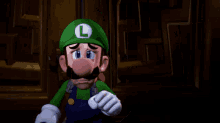 Sad Luigis Mansion GIF - Sad Luigis Mansion Horrified GIFs