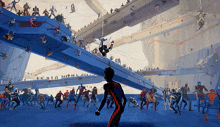 Spiderverse Spidermen GIF - Spiderverse Spidermen Chase GIFs