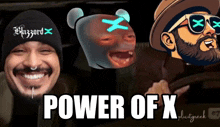 a man wearing a beanie with the word blizzard on it is smiling