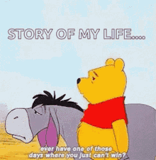 Eyore Winnie The Pooh GIF - Eyore Winnie The Pooh Story Of My Life GIFs