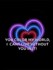 Heart Cant Live Without You GIF - Heart Cant Live Without You You Color My Heart GIFs
