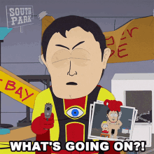 Whats Going On Captain Hindsight GIF - Whats Going On Captain Hindsight South Park GIFs