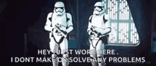 Stormtroopers Nevermind GIF - Stormtroopers Nevermind Lets Get Out Of Here GIFs