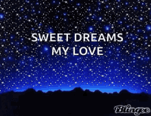 Sweet Dreams My Love Stars GIF